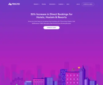 Trilyo.com(Discover how to Grow Direct Hotel Bookings & Maximize Revenue) Screenshot