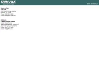 Trim-PAK.com(Trim PAK) Screenshot