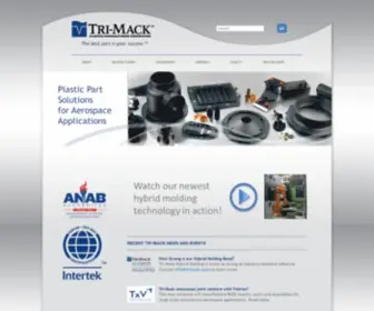 Trimack.com(Tri-Mack Plastics Mfg Corp) Screenshot