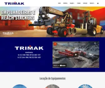 Trimak.com.br(Aluguel de equipamentos) Screenshot