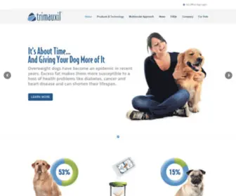 Trimauxil.com(How to Help a Dog Lose Weight) Screenshot