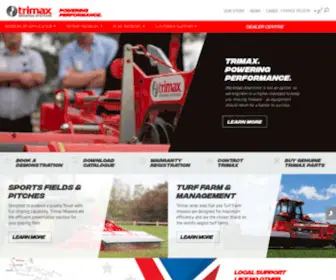 Trimaxmowers.co.nz(Trimax Mowing Systems) Screenshot