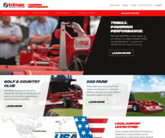 Trimaxmowers.com(Commercial Rotary & Flail Mowers) Screenshot