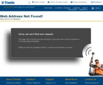 Trimbleaccess.com(Transforming the Way the World Works) Screenshot
