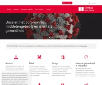 Trimbos.nl(Voor mentale gezondheid) Screenshot