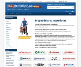 Trimbutiken.se(Mopeddelar och mopedtrim till din moped) Screenshot