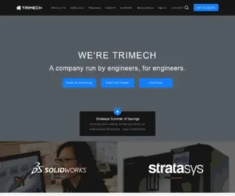 Trimech.com(TriMech 3D Design & 3D Printing/Additive Manufacturing Solution Provider) Screenshot