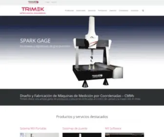 Trimek.com((CMM)) Screenshot