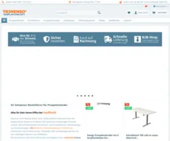 Trimenso.ch(Prospektständer online) Screenshot