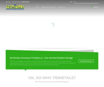 Trimetals.ca(Bike Shed) Screenshot