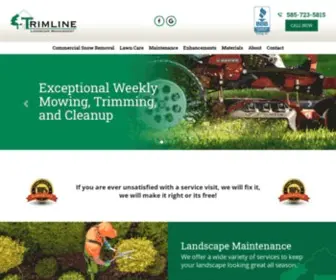 Trimlinelandscape.com(Trimline Landscape Management) Screenshot