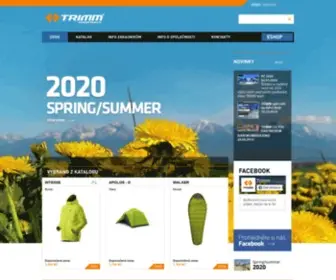 Trimm.cz(Outdoor products) Screenshot