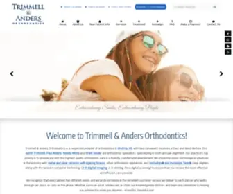 Trimmellortho.com(Orthodontist in Wichita KS) Screenshot