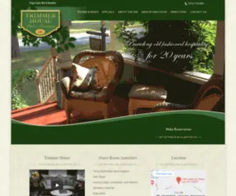 Trimmerhouse.com(Finger Lake Bed Breakfast Inn) Screenshot