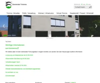 Trimmis.ch(Gemeinde Trimmis) Screenshot