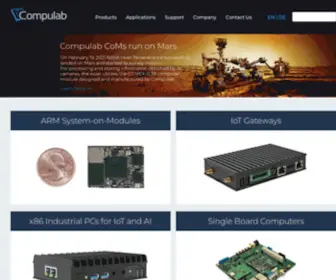 Trimslice.com(CompuLab is a leading manufacturer of computer) Screenshot