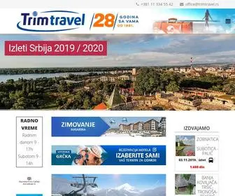 Trimtravel.rs(Trim travel) Screenshot