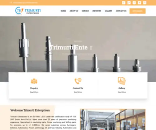 Trimurti-Enterprises.com(Trimurti Enterprises) Screenshot