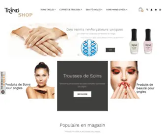 Trindshop.fr(Boutique de soins pour ongles Trind) Screenshot
