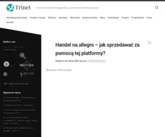 Trinet.com.pl(Marketing w Twojej firmie) Screenshot
