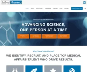 Trinetpharma.com(TriNet Pharma) Screenshot