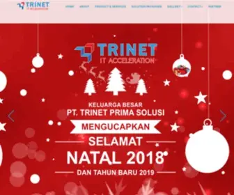 Trinetprimasolusi.net(PT Trinet Prima Solusi) Screenshot