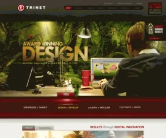 Trinetsolutions.com(Orange County Web Design & Digital Agency) Screenshot