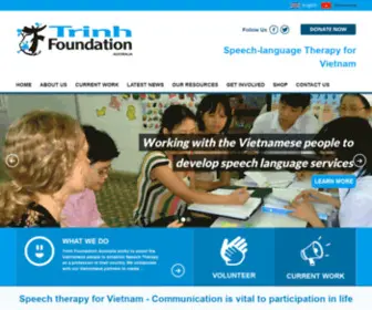 Trinhfoundation.org(Trinh Foundation Australia) Screenshot