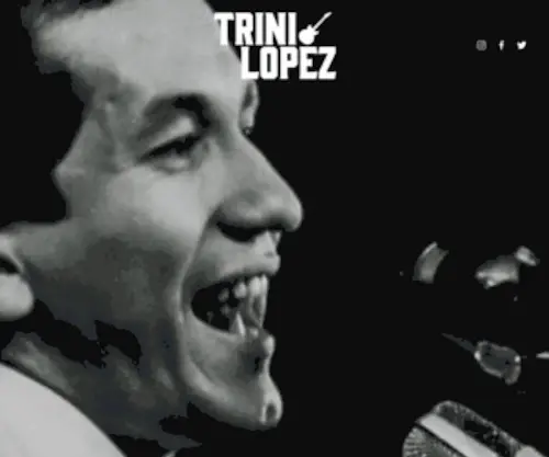 Trinilopez.com(TRINI LOPEZ) Screenshot