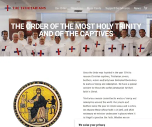 Trinitarians.org(The Trinitarians) Screenshot