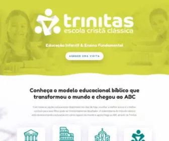 Trinitas.com.br(Escola Cristã Clássica Trinitas) Screenshot