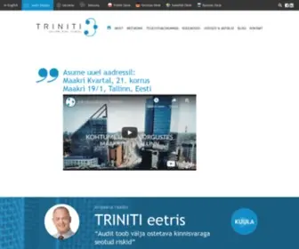 Triniti.ee(Advokaadibüroo TRINITI) Screenshot