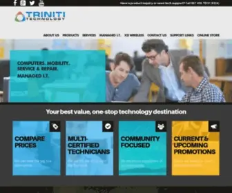 Trinititech.ca(Home Page) Screenshot