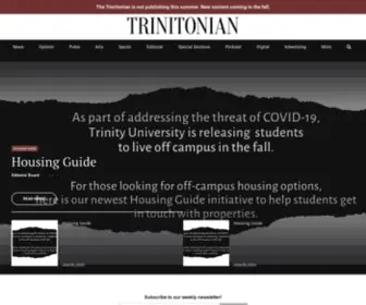 Trinitonian.com(The Trinitonian) Screenshot