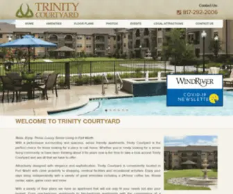 Trinity-Courtyard.com(AVIVA Fort Worth) Screenshot