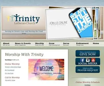 Trinity-EC.org(Trinity Lutheran Church) Screenshot