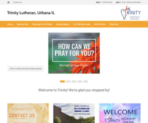 Trinity-Urbana.org(Urbana, IL) Screenshot
