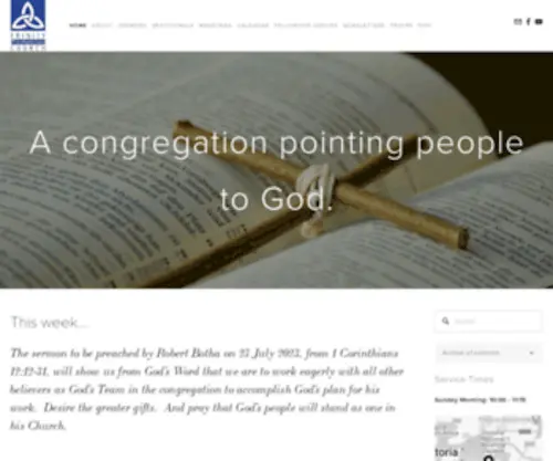 Trinity.org.za(Trinity Presbyterian Church Lynnwood) Screenshot