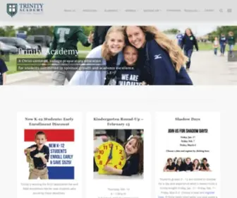 Trinityacademy.org(A Christ) Screenshot