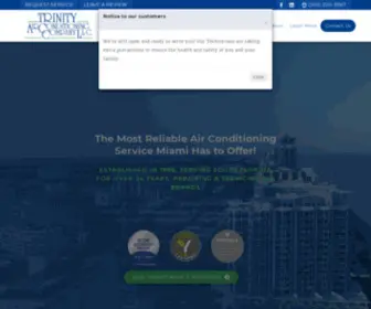 Trinityac.com(Trinity Air Conditioning Company) Screenshot