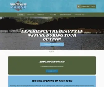 Trinityalpsmarina.com(Trinity Alps Marina) Screenshot