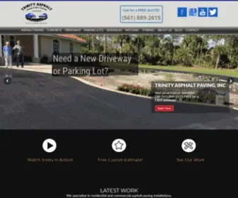 Trinityasphaltpaving.com(Asphalt Pavement For Parking Lots) Screenshot