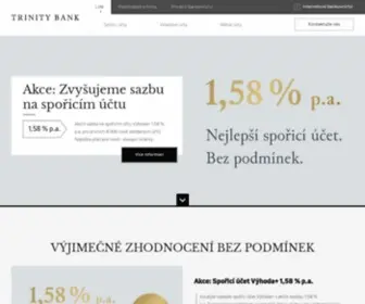 Trinitybank.cz(Ryze česká banka s 28letou historií) Screenshot