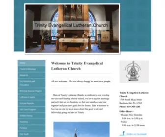 Trinitybech.com(Trinity Lutheran Evangelical Church) Screenshot