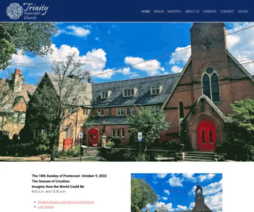 Trinitybeth.org(Trinity Episcopal Church in Bethlehem) Screenshot