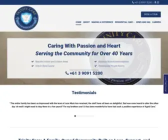 Trinitycare.com.au(Aged Care Services in Balwyn) Screenshot