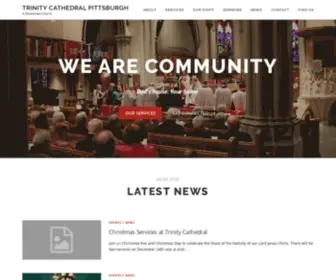 Trinitycathedralpgh.org(A Downtown Church) Screenshot