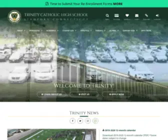 Trinitycatholic.org(Trinity Catholic High School) Screenshot