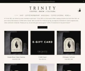 Trinitycbc.com(Third wave coffee roasters in Los Angeles) Screenshot