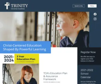 Trinitychristianacademy.ca(Trinity Christian Academy) Screenshot